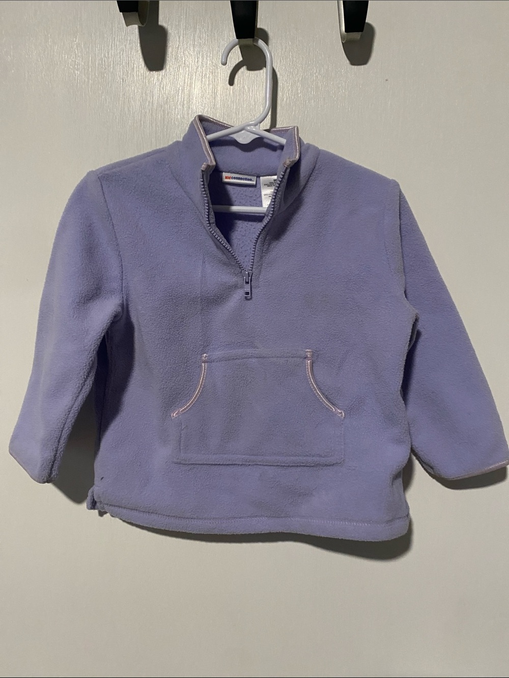 Toddler Fleece Pullover Quarter Zip Jacket
